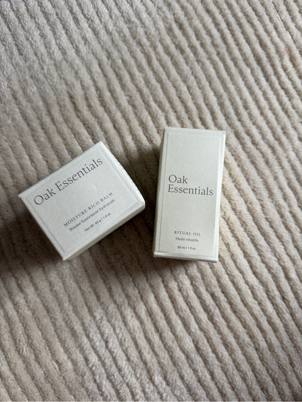 Oak Essentials Moisture Rich Balm & Ritual Oil
